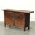 Vintage Sideboard with 3 Drawers & 4 Doors Distressed Black 61.4"x18.1"x33.5"H
