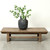 Vintage  Coffee Table Weathered Natural 47.2" x21.7" x11" H Elmwood