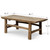 Hermosa Vintage Elmwood Coffee Table Small Weathered Natural 44.1" L x 19.7" W x 16.5" H