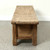 Vintage Bench with Three Drawers 52.4"Wx13.8"Dx15.7"H Elmwood Weathered Natural