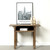Approx.42.5 Inches Vintage Table with Storage Weathered Natural