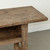 Approx.39.4 Inches Vintage Table with Storage Weathered Natural