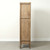 Vintage Carved Cabinet Weathered Natural 26.8" x 16.5" x 70.5" H