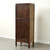 Vintage Carved Cabinet Weathered Natural 26.8" x 16.5" x 70.5" H