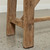 Vintage Console Table Weathered Natural 60.2" x 11.8" x 31.5"H