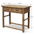Approx 40" Long 20" Deep Vintage Entry Table with Two Drawers, Weathered Natural