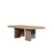 Sorrento Coffee Table-60" Rectangular Weathered Natural