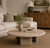 Sorrento Coffee Table-48" Round Weathered Natural