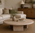 Sorrento Coffee Table-60" Round Weathered Natural