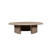 Sorrento Coffee Table-60" Round Weathered Natural