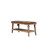 47" Wide Shoe Bench with Leather Cushion