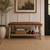 47" Wide Shoe Bench with Leather Cushion