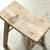 Vintage Rustic Stool 20.5H 16.1W 8.3D