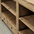 Approx. 119" Wide Vintage Sideboard with 6 Drawers, Pine Wood Weathered Natural