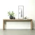 Vintage Waterfall Console Table Weathered Natural 93"W 13"D 34" H