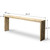 Vintage Waterfall Console Table Weathered Natural 93"W 13"D 34" H