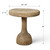 Vintage Round Pedestal Accent Table Approx. 20-22" Round x 24" High