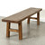 67-Inch Wide Capri Bench with Dark Walnut Matte Finish
