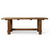 Amalfi 7'  Long Dining Table with Dark Walnut Matte Finish