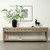 Capri Console Table with 6 Drawers  Weathered Grey