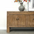 Approx.82" Wide Antique Sideboard with Five Drawers Weathered Natural