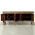 Approx.82" Wide Antique Sideboard with Five Drawers Weathered Natural