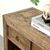 Approx. 107" Wide Vintage Sideboard with 6 Drawers, Pine Wood Weathered Natural