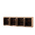 122" Long Ravello Sideboard with 8 Doors Weathered Natural