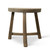 Vintage D-Shaped Stool Approx.15-19 Inches wide (size & finish vary)