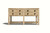 Sorrento 4-Drawer Console Table with Shelf Weathered Natural