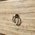 Sorrento 4-Drawer Console Table with Shelf Weathered Natural