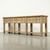 Sorrento 6-Drawer Console Table with Shelf Weathered Natural