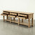 Sorrento 6-Drawer Console Table with Shelf Weathered Natural