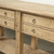Sorrento 6-Drawer Console Table with Shelf Weathered Natural