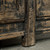 Approx. 92" Long Antique Sideboard with Six Doors, Distressed Black