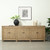 Approx. 98" Long Antique Sideboard with Six Doors, Weathered Natural
