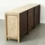 Approx. 91" Long Antique Sideboard with Six Doors & Six Drawers, Weathered Natural