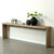 Approx. 106" Long Waterfall Console Weathered Natural (3.1" Thick Tabletop)