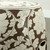 Approx. 18 Inches Amalfi Double Glazed Gardon Stool with Flower Motif