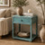 Peking Ming Side Table with One Drawer Weathered Soft Aqua (Pre-order only minimum 2 pieces)