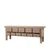 Ravenna Hand-Carved Apothecary Console – 93" Weathered Gray