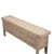 Ravenna Hand-Carved Apothecary Console – 93" Weathered Gray