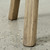 12 Inch Wide Solid Elm Round Stool Weathered Natural
