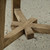 12 Inch Wide Solid Elm Round Stool Weathered Natural