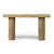 Approx. 50-60 Inches Long Vintage Log Console with Rustic Natural Wood Tone