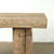 Approx. 50-60 Inches Long Vintage Log Console with Rustic Natural Wood Tone