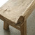 Approx. 50 inches wide, 23 inches high, live edge, vintage bench, weathered natural