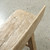 Approx. 54 inches wide, 25 inches high, live edge, vintage bench, weathered natural