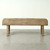 Approx. 66 inches wide, 26 inches high, live edge, vintage bench, weathered natural