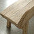 Approx. 66 inches wide, 26 inches high, live edge, vintage bench, weathered natural